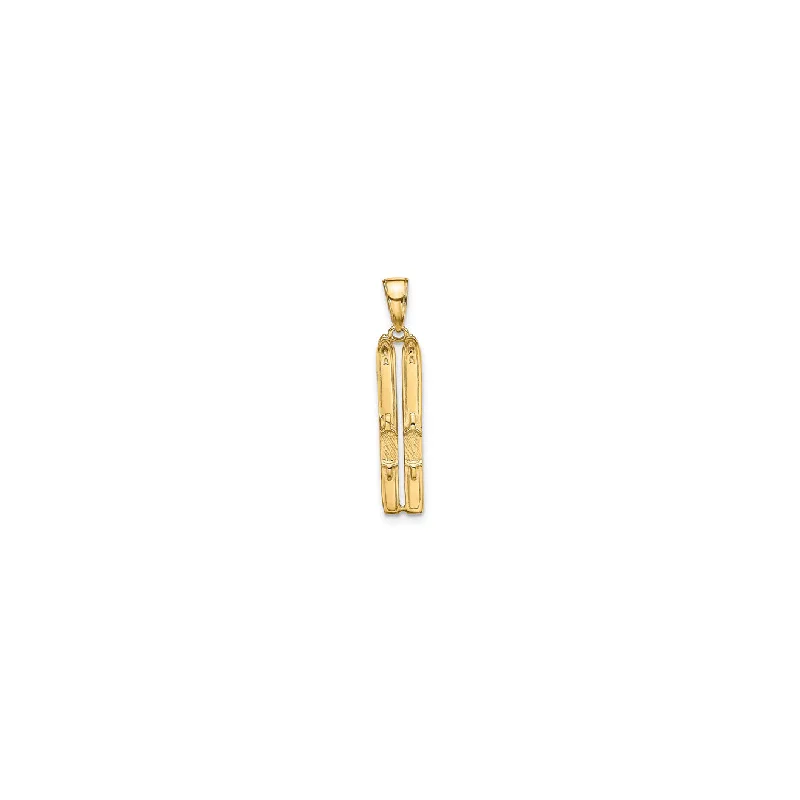Charm Pendants with Multiple Small Decorative ElementsSnow Skis Pendant (14K)
