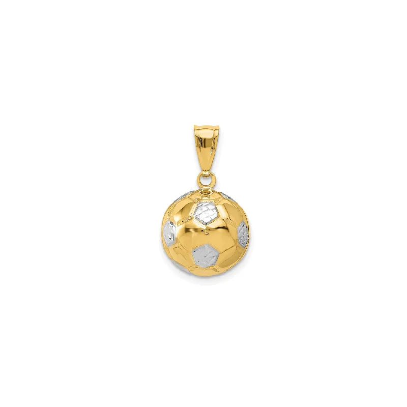 Animal - Shaped Pendants in Sterling SilverSoccer Ball Pendant (14K)