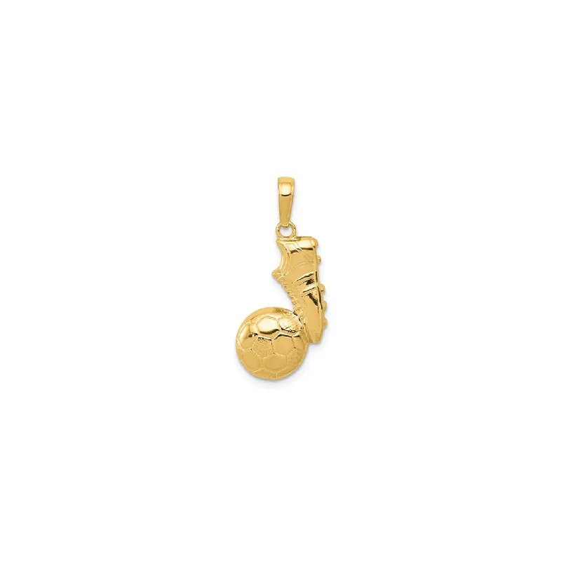 Religious Pendants with Cross or Star of David DesignsSoccer Ball & Shoe Pendant (14K) Religious Pendants with Cross or Star of David DesignsSoccer Ball & Shoe Pendant (14K)