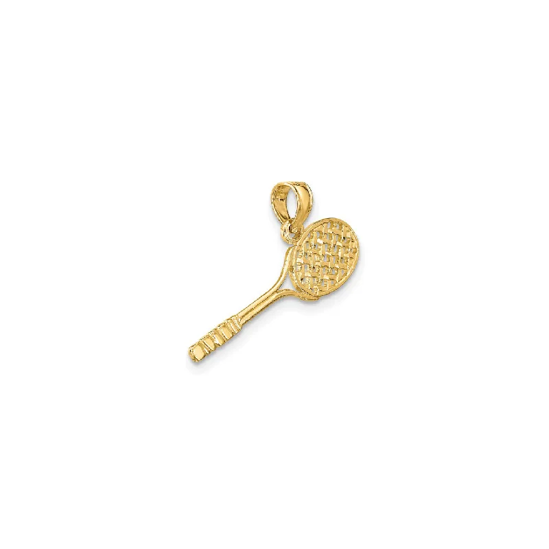 Animal - Shaped Pendants in Sterling SilverTennis Racquet Pendant (14K)