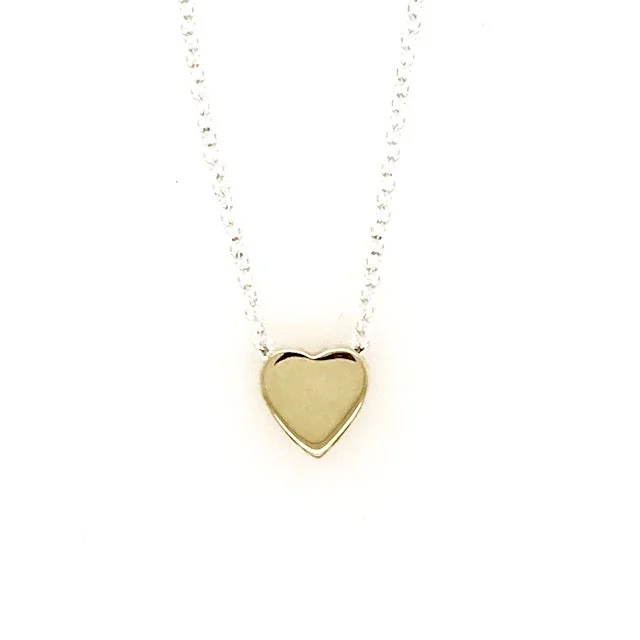 Insect - inspired pendants like butterflies or dragonflies​ Tiny 14k Heart Pendant