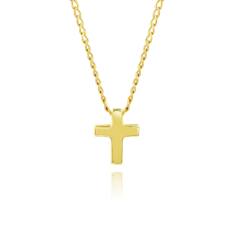Amber pendants with their warm, golden glow​ Tiny Cross in 14K Gold