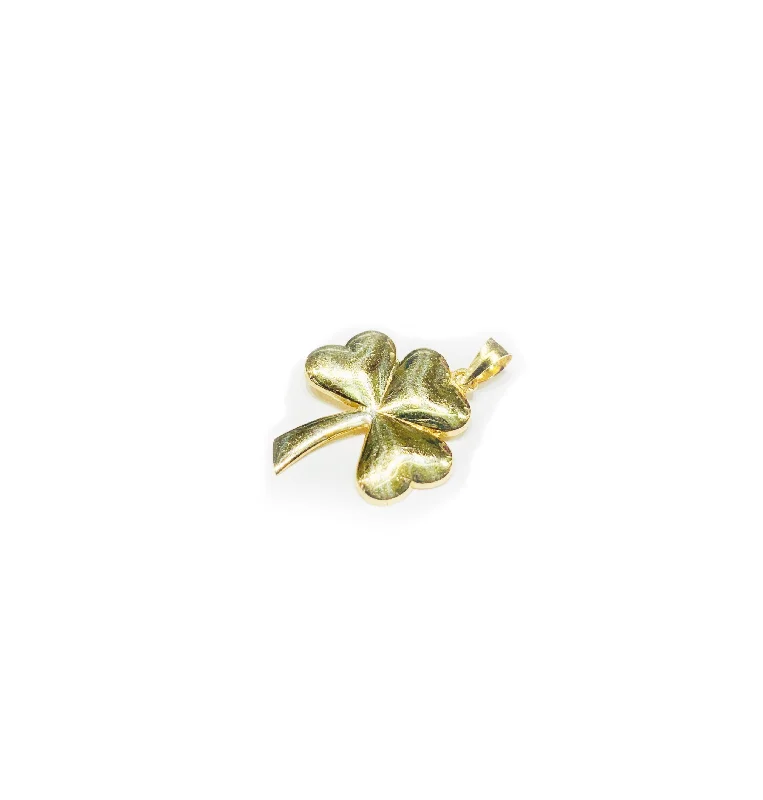 Compass - shaped pendants for a sense of direction​ Trebol Clover Pendant (14K).