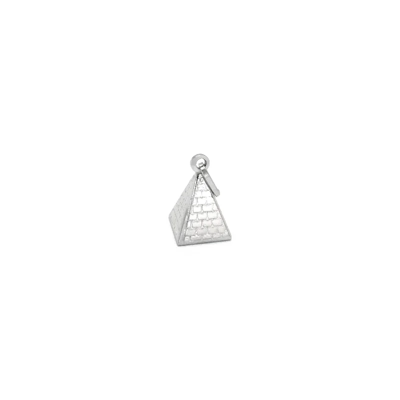 Tree - of - life pendants representing growth and strength​ Tridimensional Pyramid Pendant (14K)