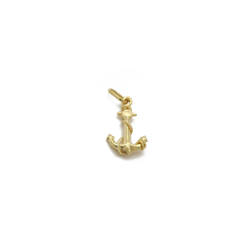 Beer - mug pendants for beer lovers​ Twisted Rope Anchor Pendant (14K)