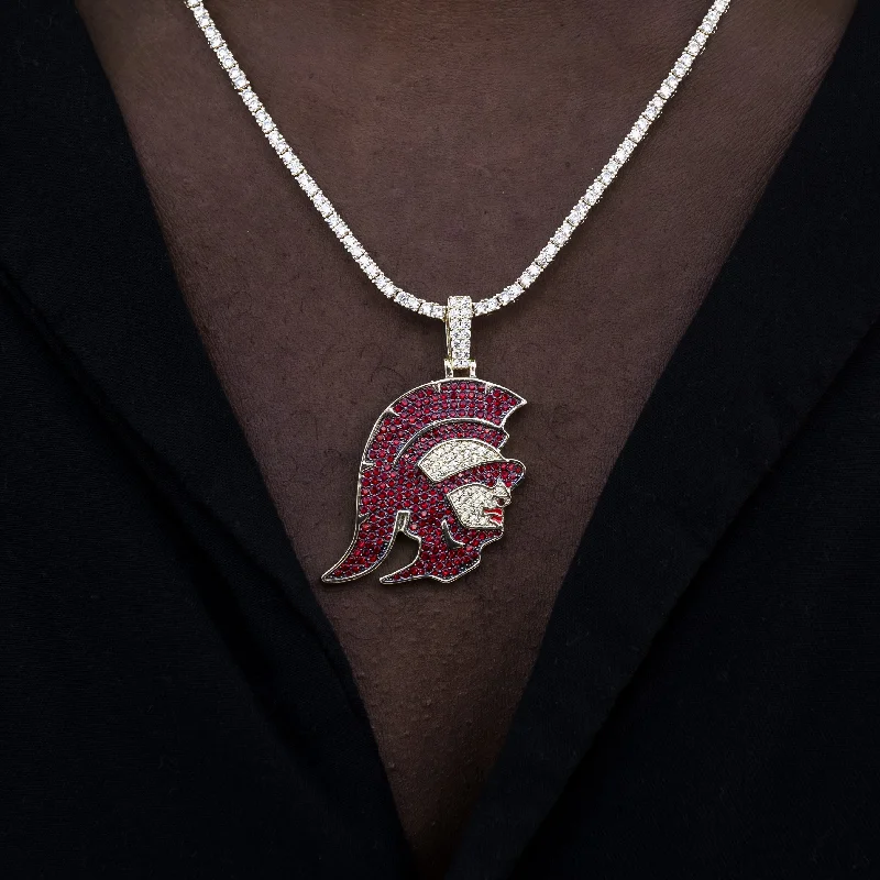 Nature - Inspired Pendant Necklaces with Leaf or Flower DesignsUSC Trojans Head Official NCAA Pendant