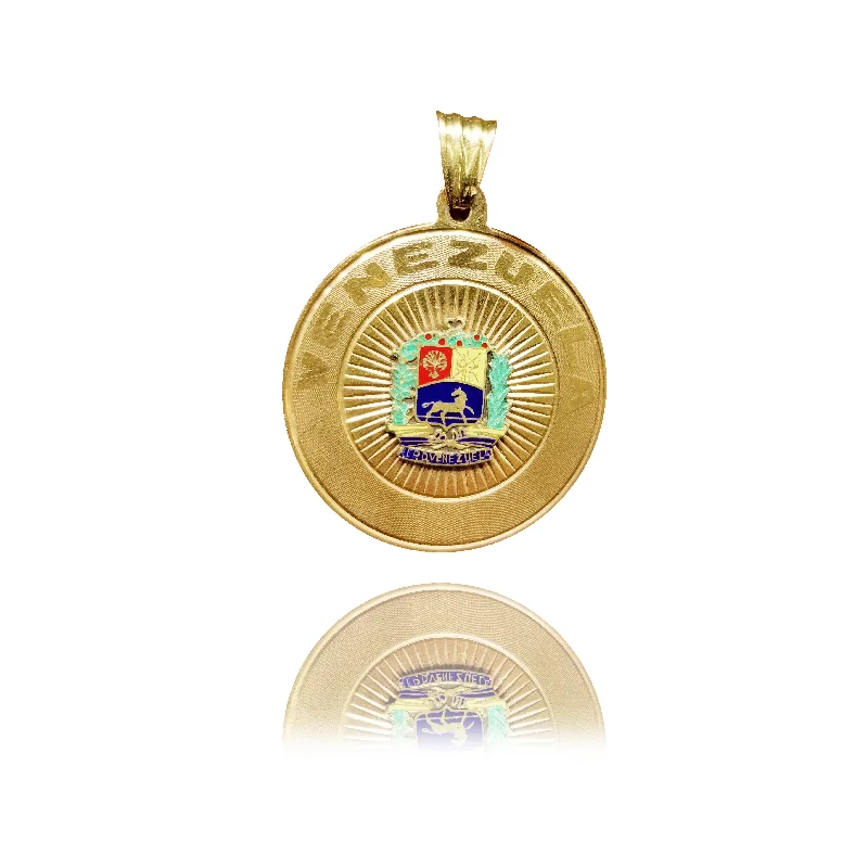 Ruby - studded pendants for a bold and vibrant statement​ Venezuela Yellow Gold Pendant (14K)