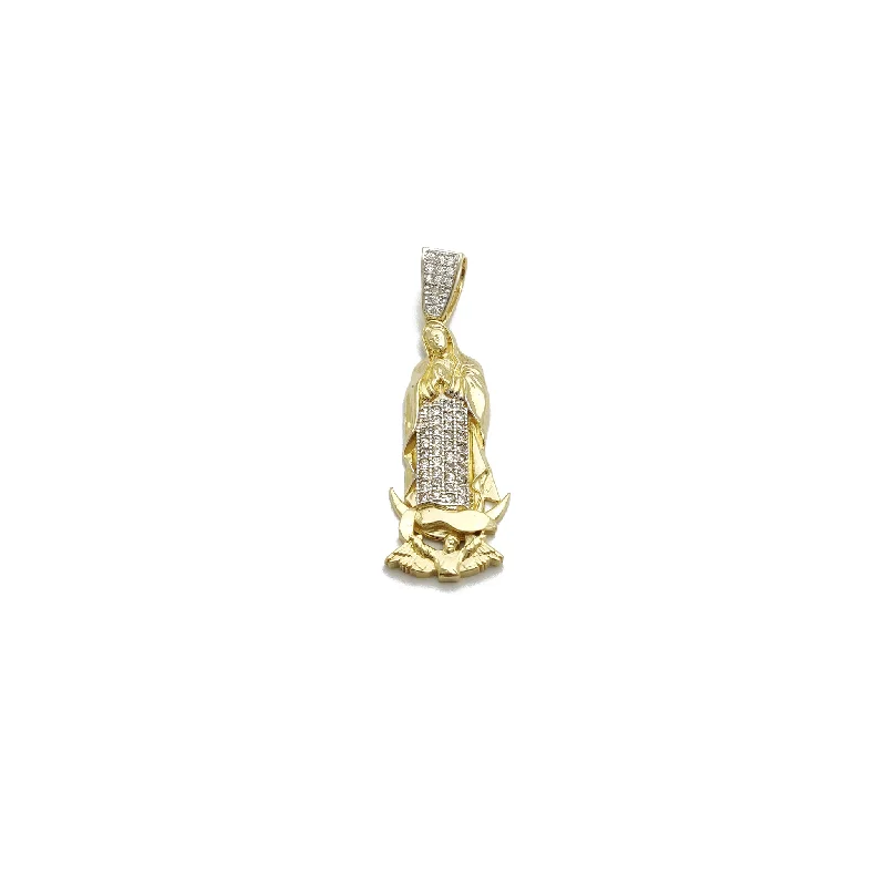 Key - shaped pendants, often symbolizing unlocking opportunities​ Virgin Mary CZ Pendant (14K)