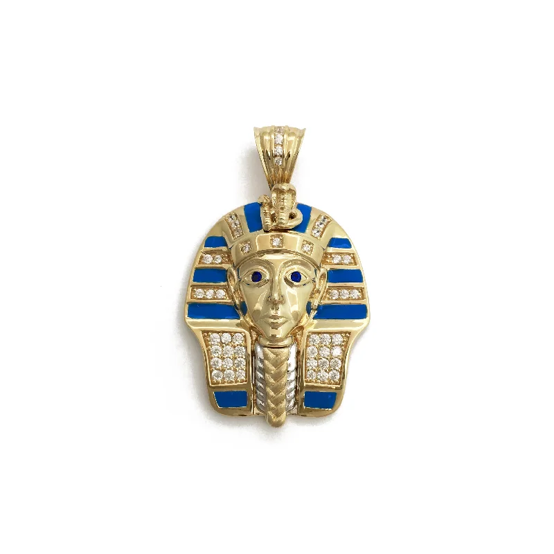 Book - themed pendants for bibliophiles Colorful Icy Pharaoh King Tut Pendant (14K) Book - themed pendants for bibliophiles Colorful Icy Pharaoh King Tut Pendant (14K)