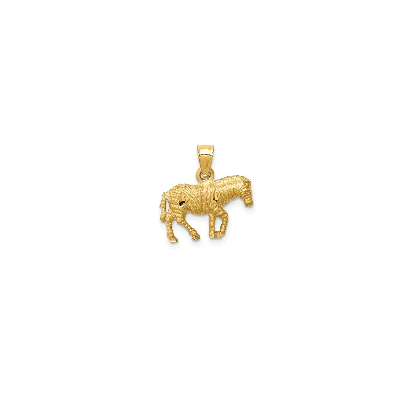 Charm Pendants with Multiple Small Decorative ElementsZebra Pendant (14K)